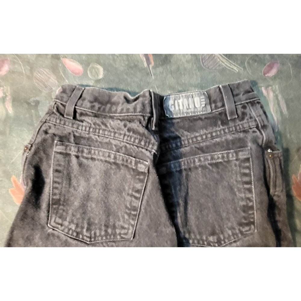 Gitano Black Jeans Vintage 1980s Size 6 Average